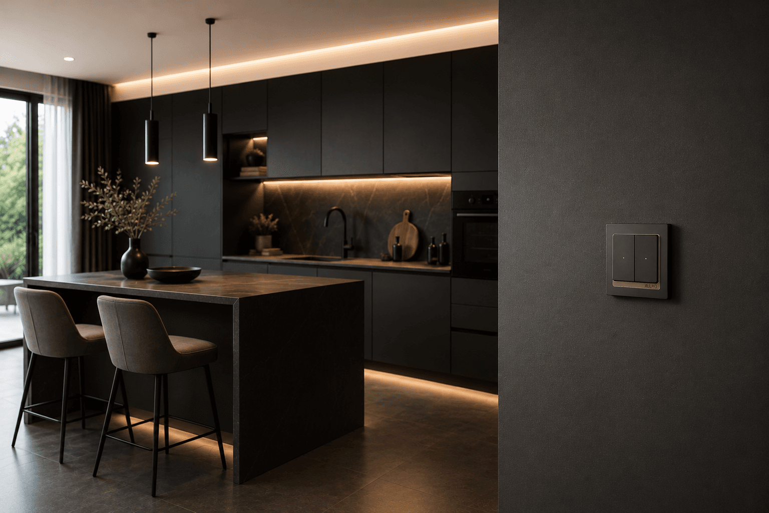 AULMO-equipped modern kitchen