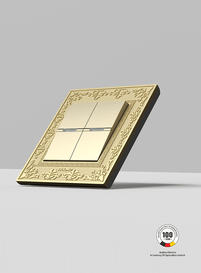 AULMO K60 Series switch, rose gold