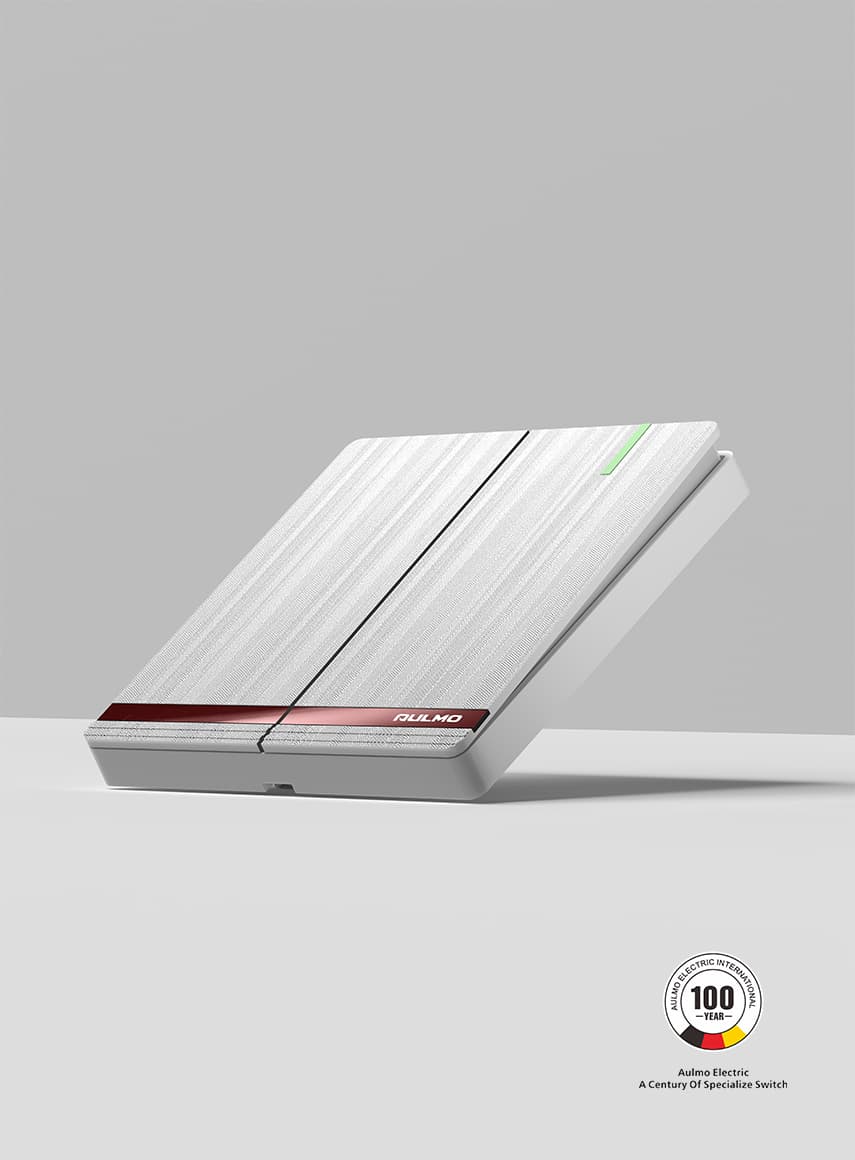 AULMO L60 Series switch, pearl white