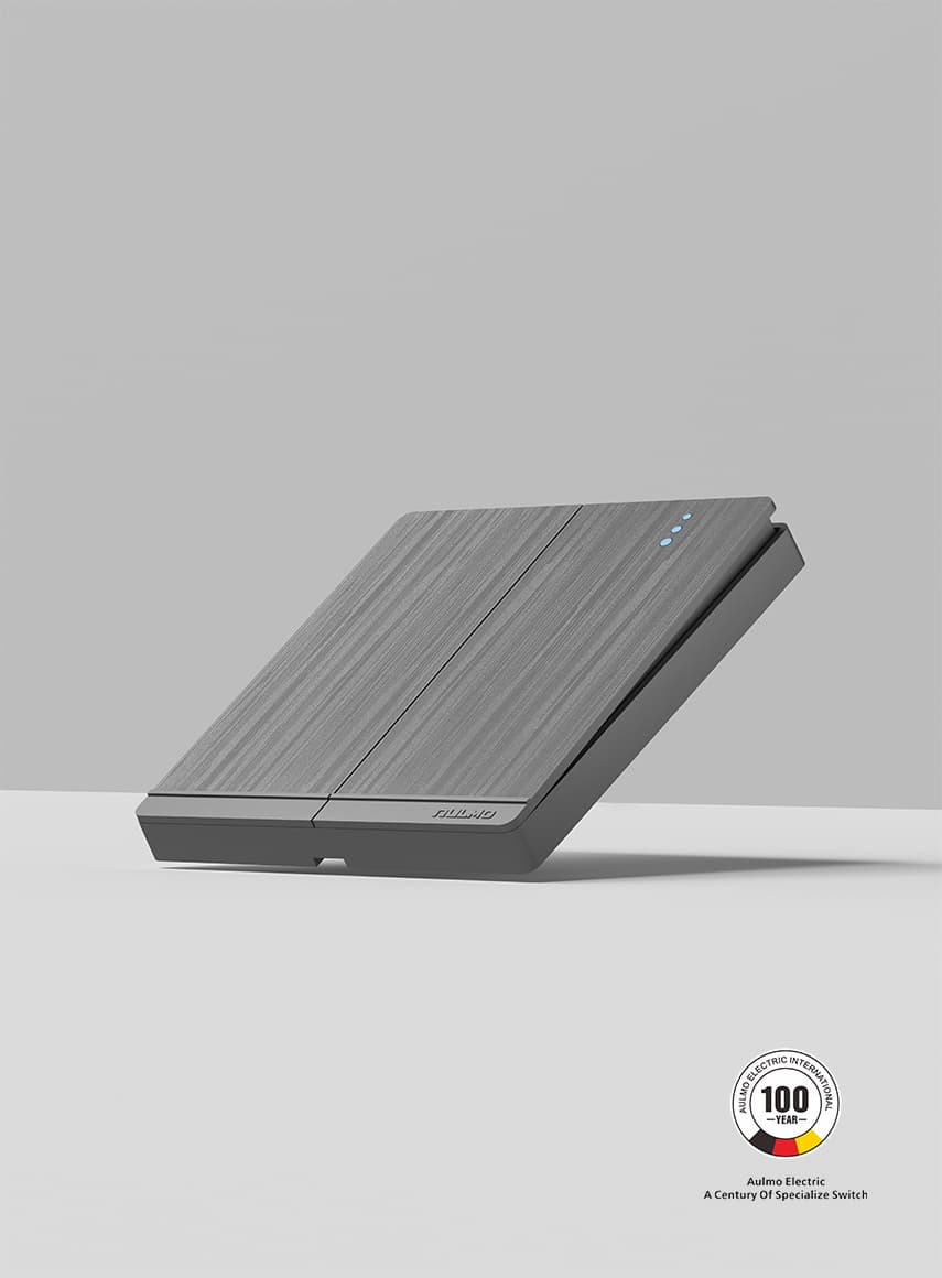 AULMO LG20 Series switch, carbon gray