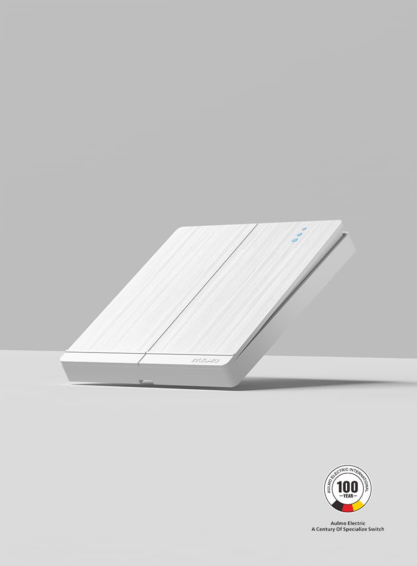 AULMO LG20 Series switch, pearl white