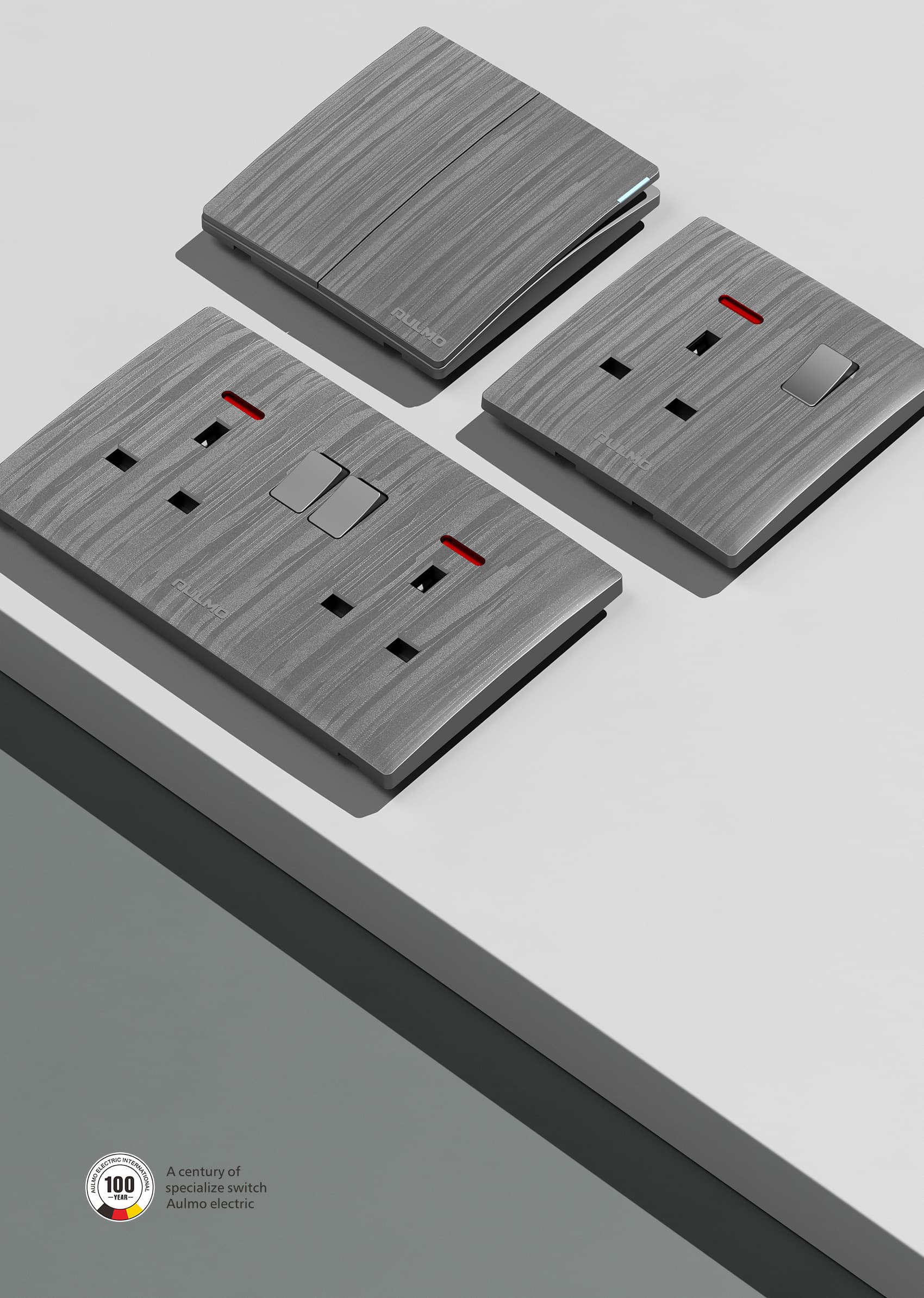 AULMO LG30 Series product group, carbon gray