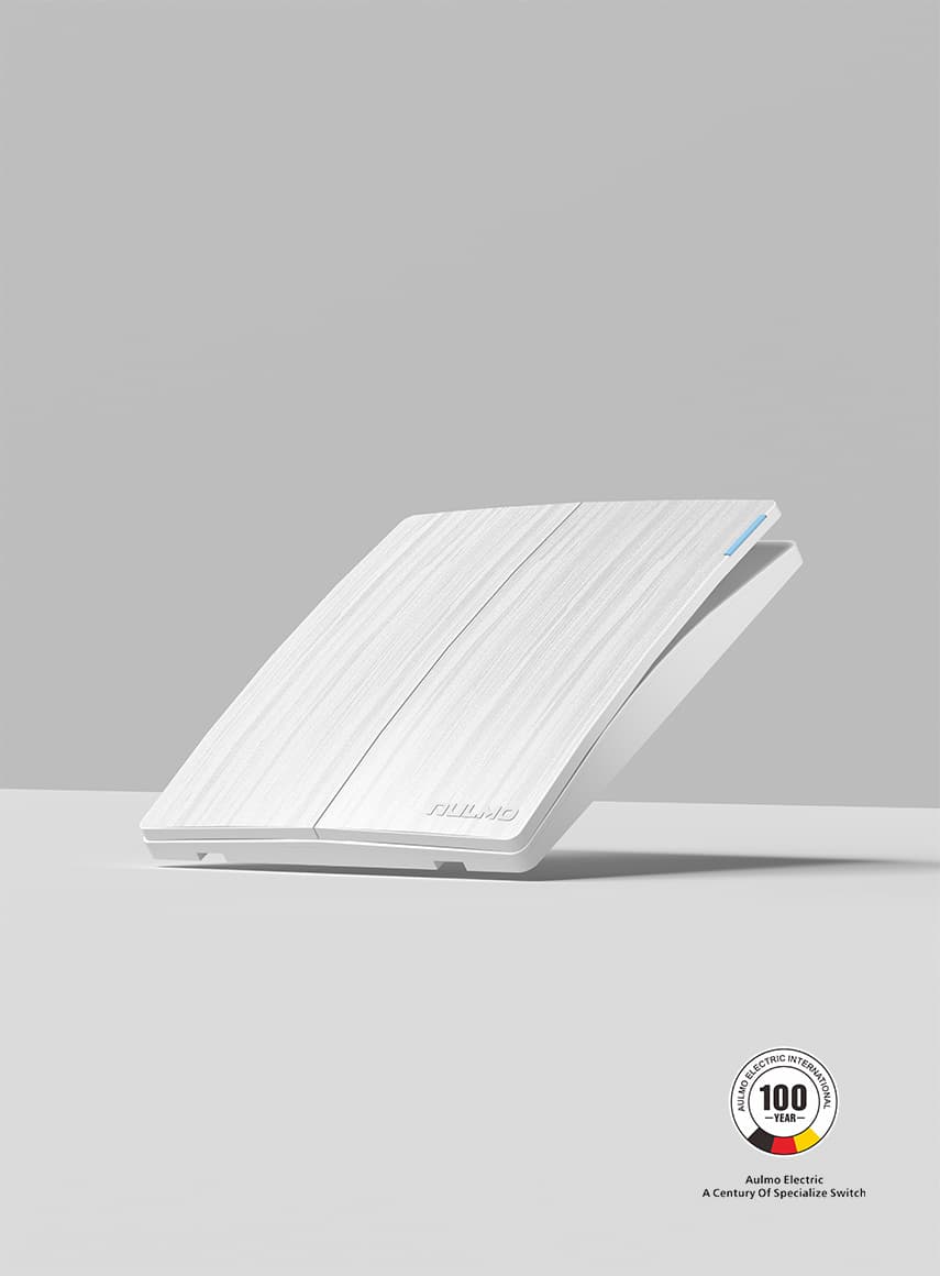 AULMO LG30 Series switch, pearl white