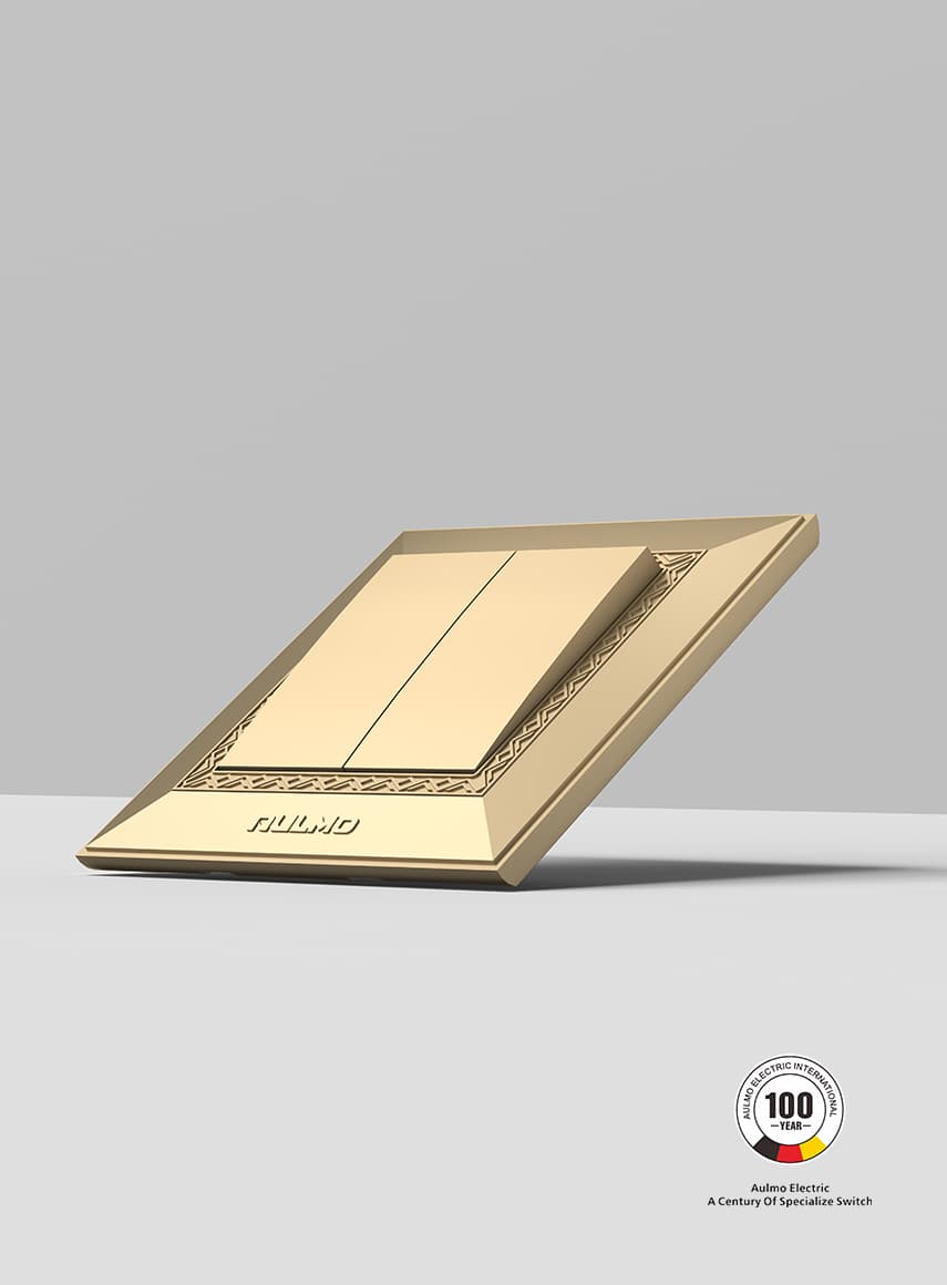 AULMO M30 Series switch, champagne gold