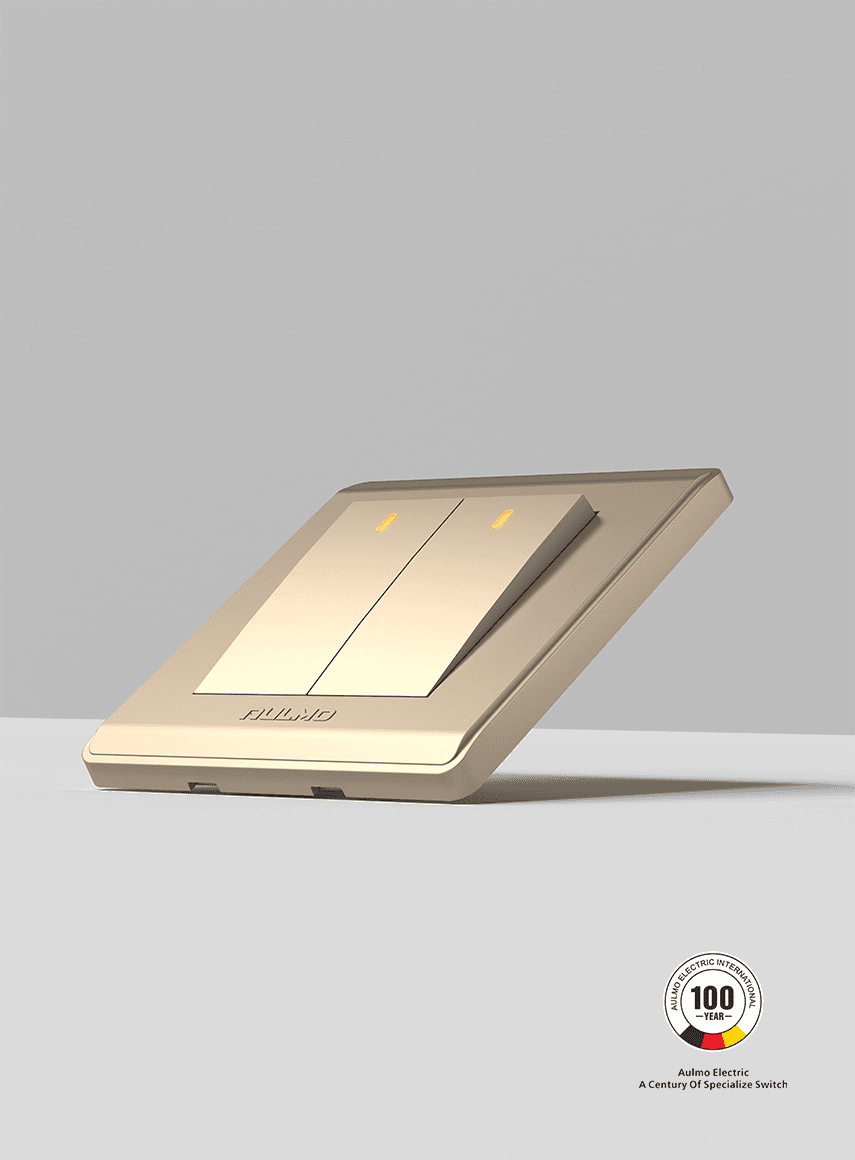 AULMO S20 Series switch, gold
