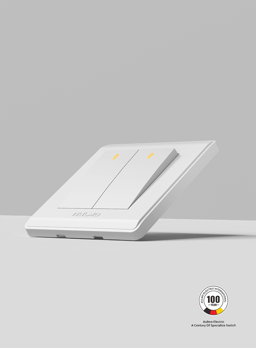 AULMO S20 Series switch, white