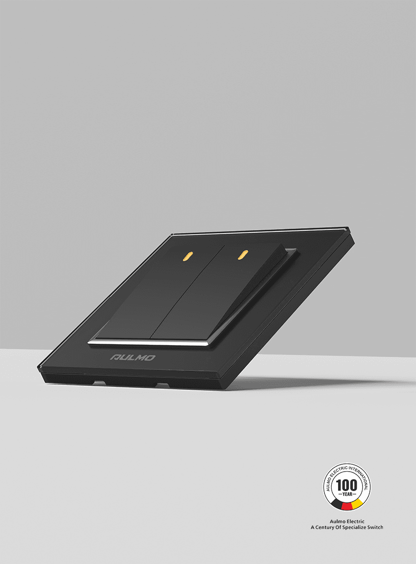 AULMO S90 Series switch, black