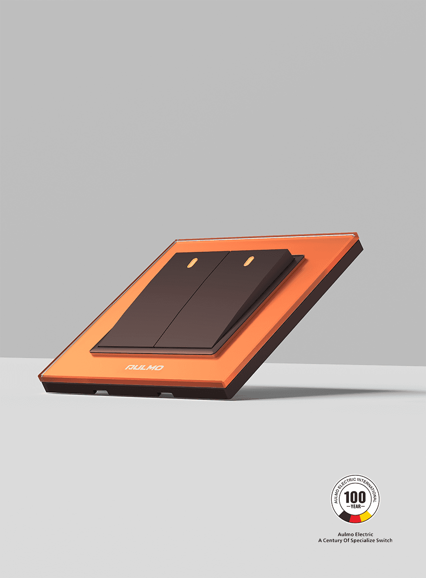 AULMO S90 Series switch, orange