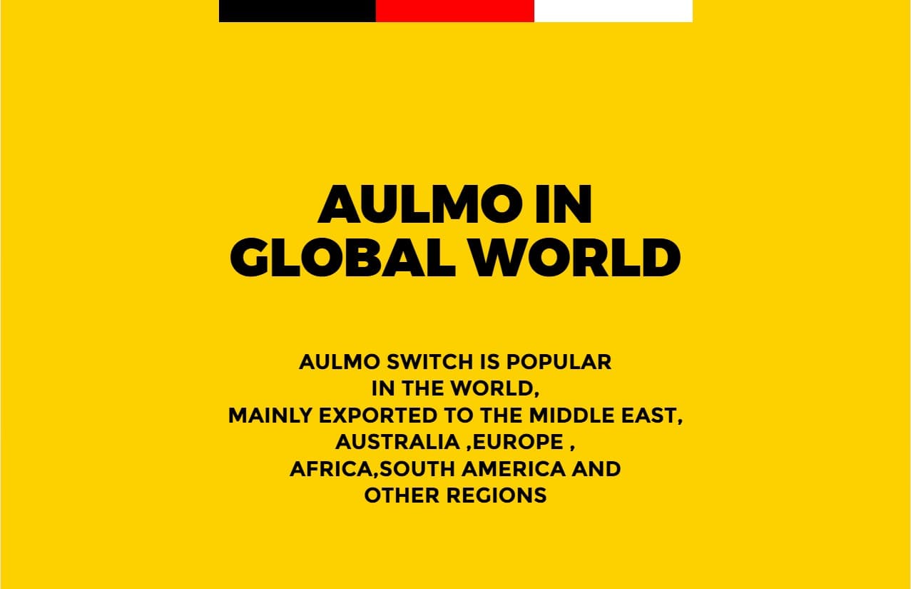 AULMO in the global world — exported to the Middle East, Australia, Europe, Africa and South America