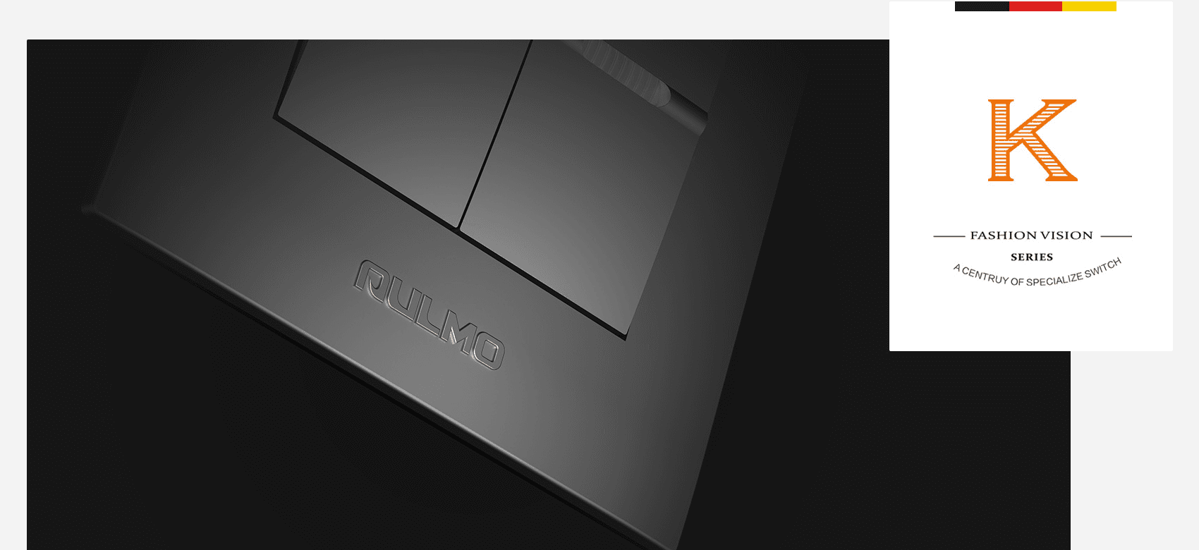 AULMO K30 Series logo detail, ink black